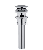 Lavatory Push Drain with Overflow