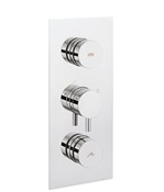 Dial Kai Lever Thermostatic Trim with 2 Integrated Volume Controls