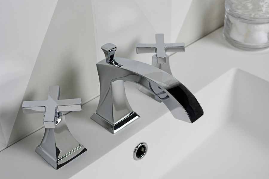 Leyden Widespread Basin Faucet with Cross Handle Luxury bathrooms