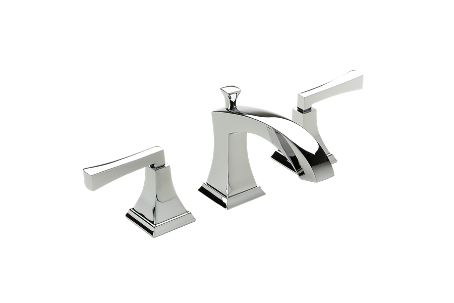Leyden Widespread Basin Bathroom Faucet with Lever Handles Luxury