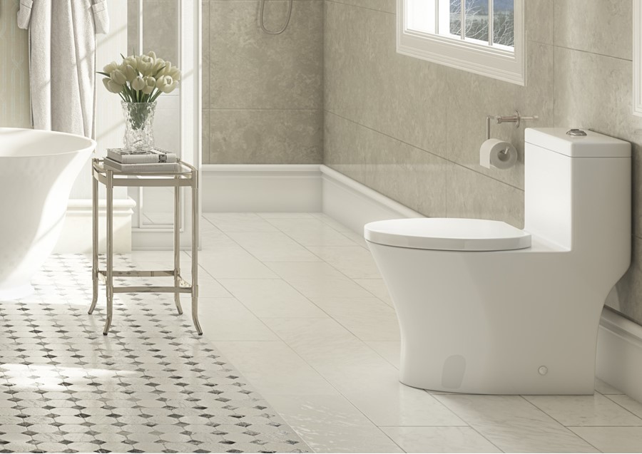 MPRO Onepiece Dualflush Toilet Luxury bathrooms, Crosswater London