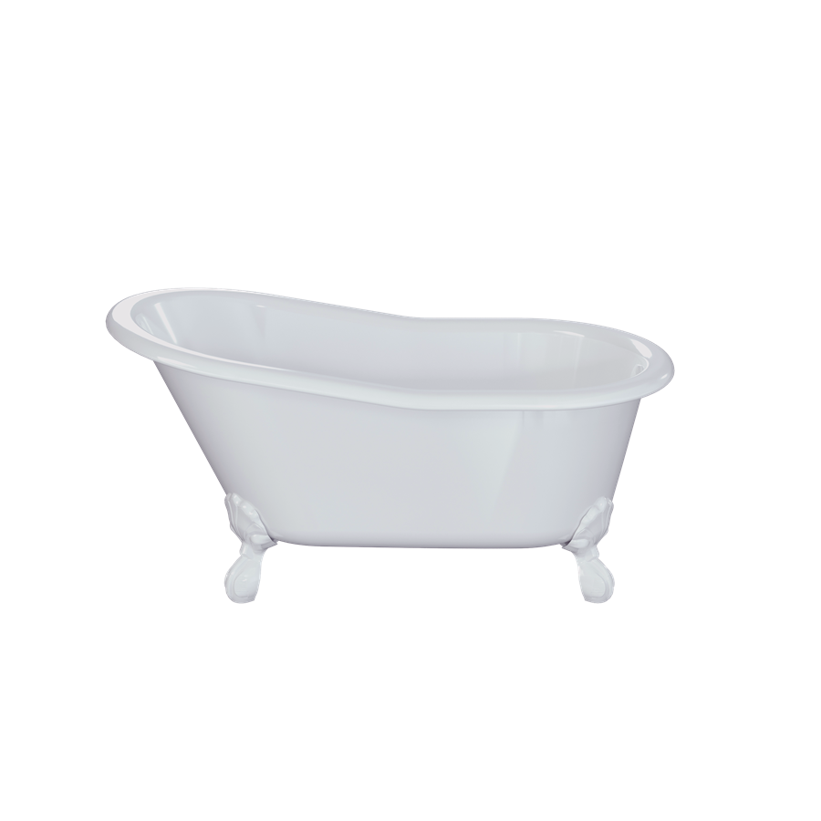 Belgravia Slipper Freestanding Footed Bathtub (Belgravia Slipper