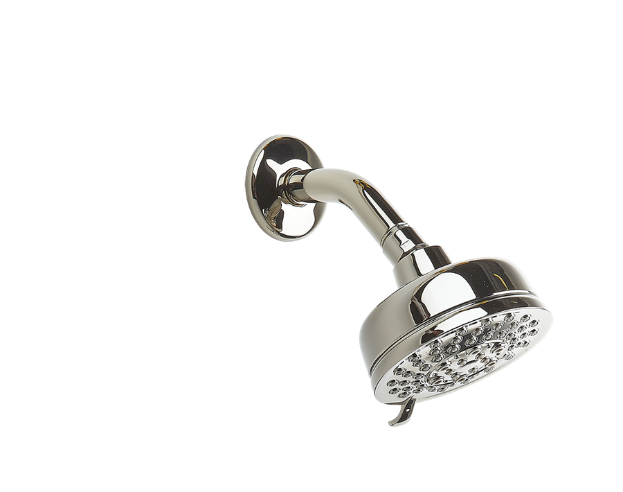 Berea Shower Head with Arm and Flange (1.75 GPM) (Polished Chrome