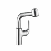 KWC Domo Single-hole Kitchen Faucet with pull-out Spray