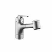 KWC Domo Single-hole Kitchen Faucet with pull-out Spray
