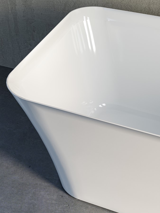 Heir 5' Freestanding Bathtub with Integral Overflow (Heir 5