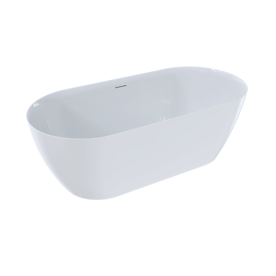 MPRO 5.5' Freestanding Bathtub with Integral Overflow (MPRO 5.5