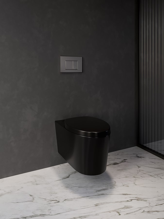 MPRO Wall Hung Toilet (White) SKU USPRO1050WH Crosswater Bathrooms