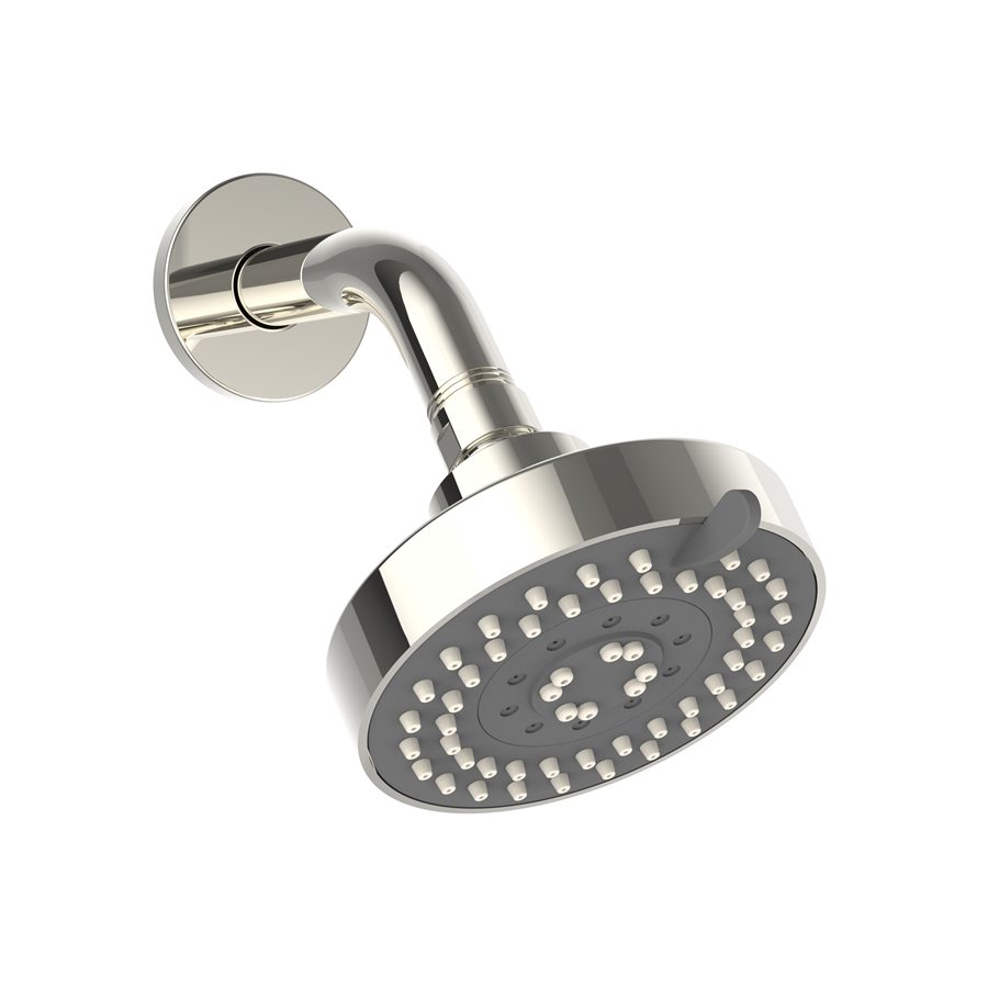 MultiFunction Shower Head with Arm and 5 Decorative Arm Flanges