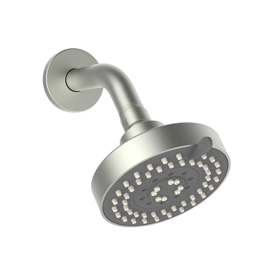 MultiFunction Shower Head with Arm and 5 Decorative Arm Flanges