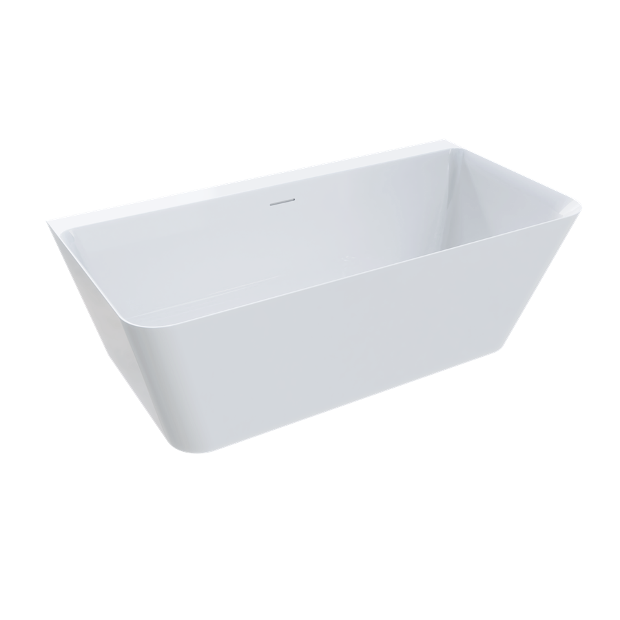 Taos Back-to-Wall Bathtub with Integral Overflow (Taos Back-to-Wall ...