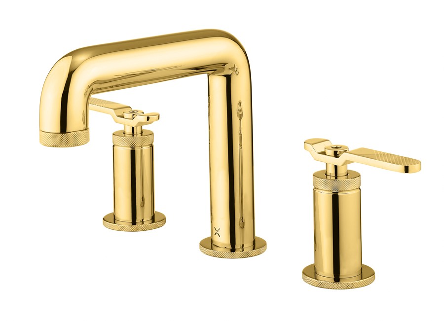 UNION Widespread Basin Bathroom Faucet with Lever Handle Luxury