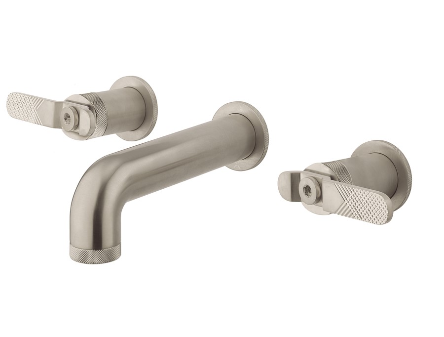 UNION Widespread Wall Mount Basin Bathroom Faucet with Lever Handle