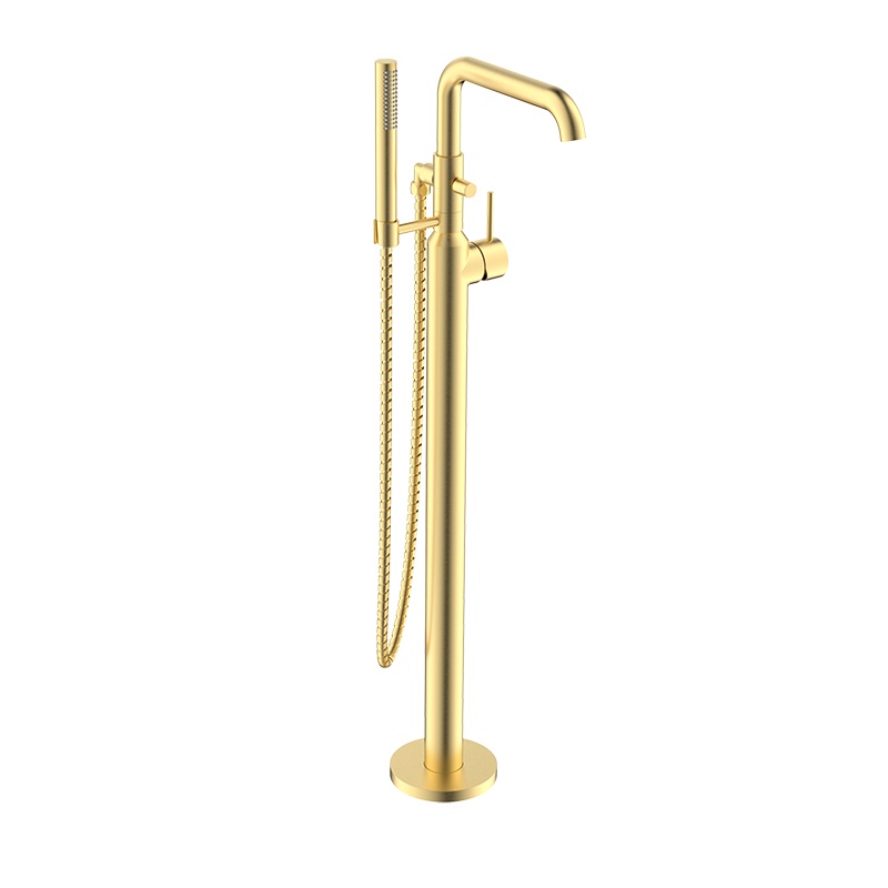Taos Floor Mount Tub Filler with Handshower Luxury bathrooms