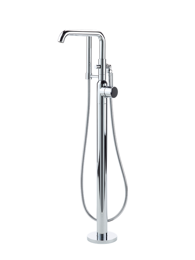 Taos Floor Mount Tub Filler with Handshower Luxury bathrooms