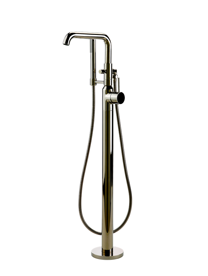 Taos Floor Mount Tub Filler with Handshower Luxury bathrooms