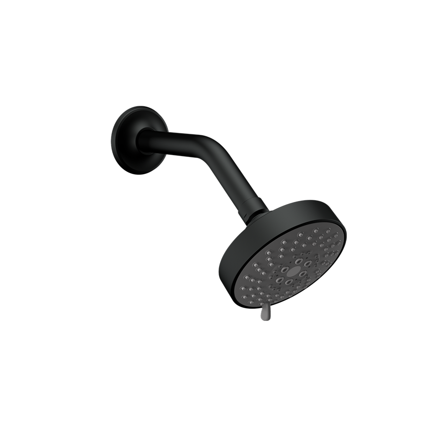 Taos Shower Head with Arm and Flange | Luxury bathrooms, Crosswater ...