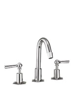 Waldorf Metal Lever Tall Spout Widespread Lavatory Faucet